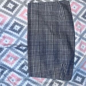 Bozzolo Black and White Pencil Crop Top for Work